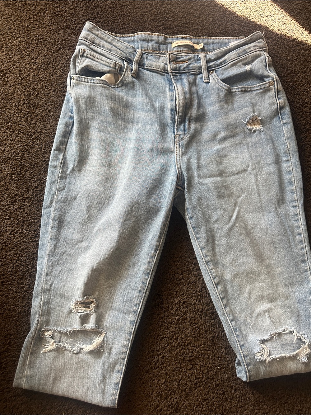 Levi’s High rise skinny jeans  Blue Distressed Women’s